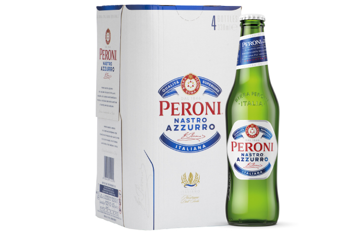 4-Pack Peroni Nastro Azzurro - The Importer Collection