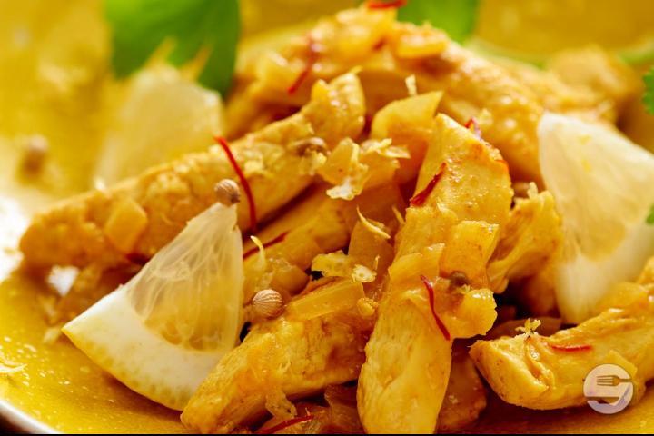 42. Poulet au citron - Mont Blanc 7 Restaurant chinois 鸿运餐厅