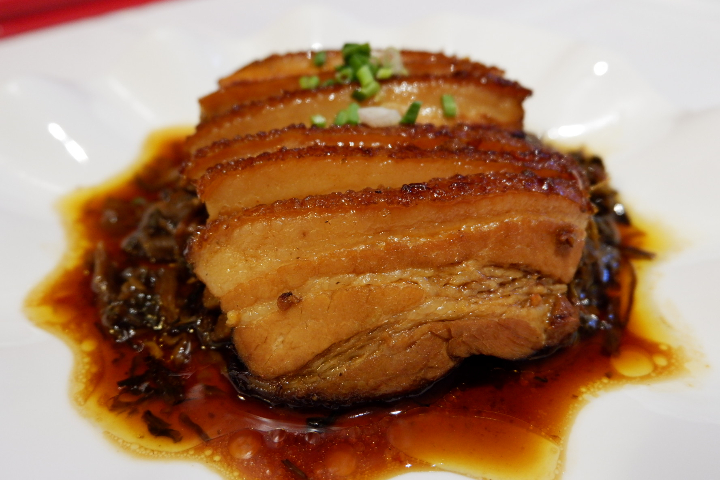 75. Poitrine de porc aux légumes confits - Mont Blanc 7 Restaurant chinois 鸿运餐厅