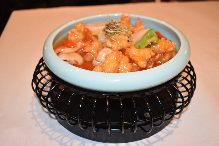 Shrimps with Lychees - Mont Blanc 7 Restaurant chinois 鸿运餐厅