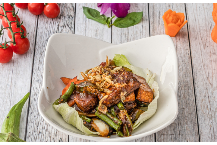 74 Tahu Tumis Kemangi * - MY Oriental Cuisine