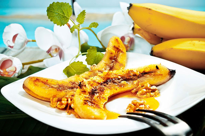 201 Baked bananas with the finest honey - MY Oriental Cuisine