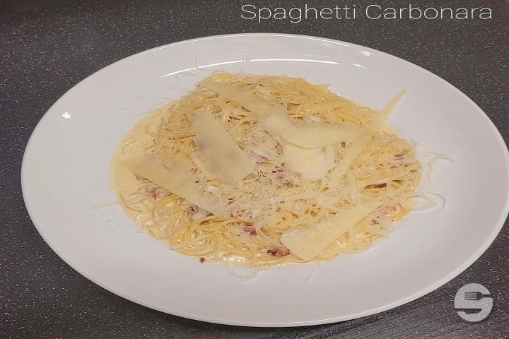 Pasta Carbonara - Gimis Pizza & Panini
