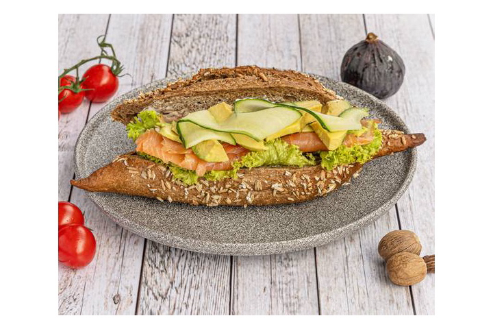Salmon-Avocado Sandwich - Farine Boutique