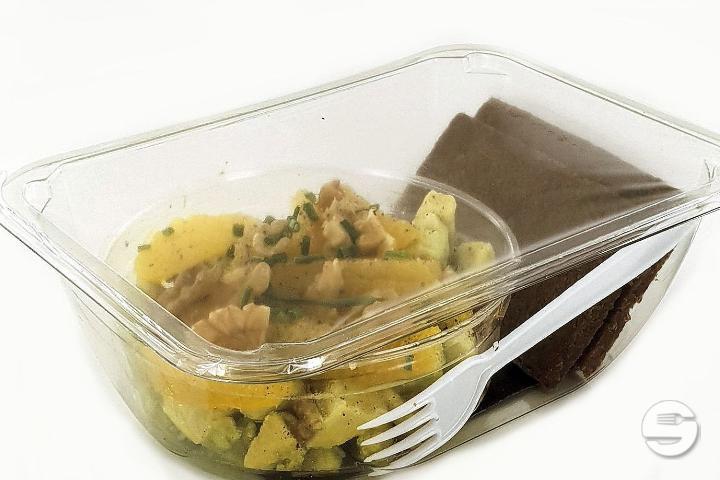 Avocado, Citrus and Nut Salad with Whole Bread - Zo'Gut