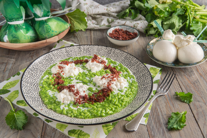 Risotto Alla cima di rapa et burratina - Millesens10
