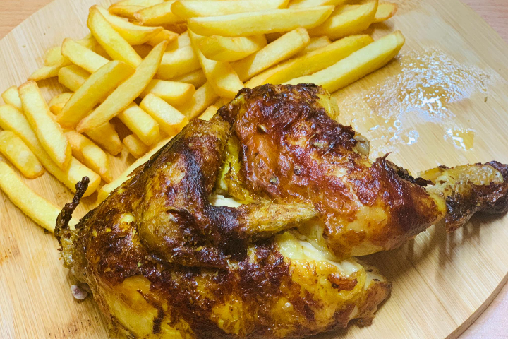 ½ Roast Chicken Menu - Le CID