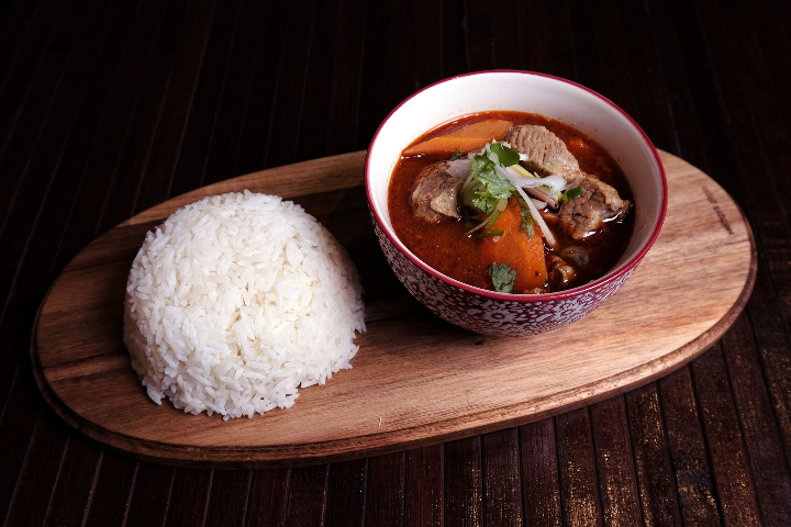 Spicy Beef Rice - Wawa's Asian Kitchen