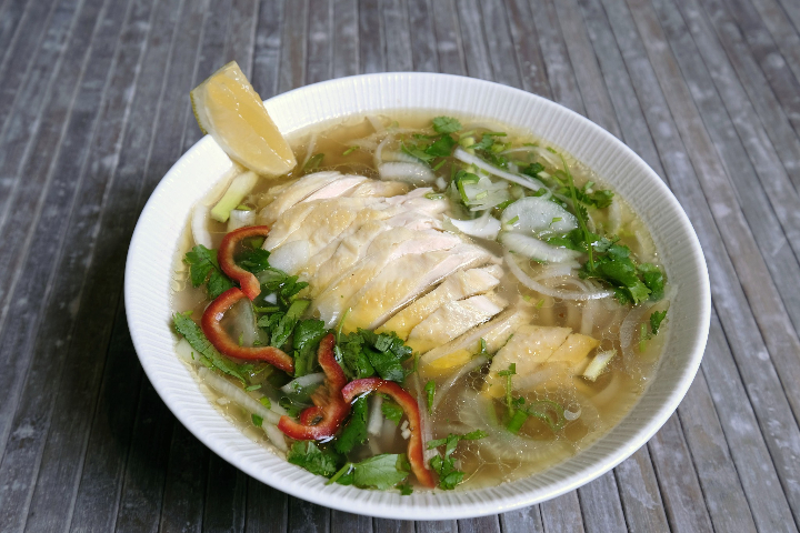 Chicken Pho Noodle Soup - Pho Ga - Wawa's Asian Kitchen