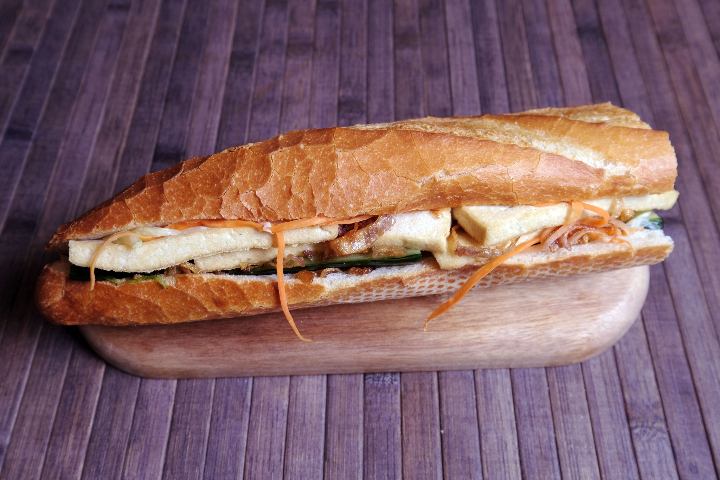 Fried Tofu Banh-Mi - Wawa's Asian Kitchen