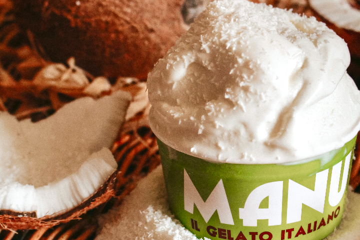 Coconut Ice Cream - Manu Gelato