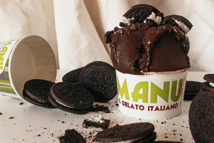 Oreo Ice Crean - Manu Gelato