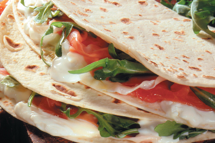 Menu Piadine - La Bottega, Perbacco!