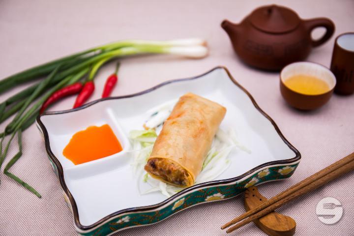 Spring Rolls with Vegetables - TomSab Thaï Restaurant