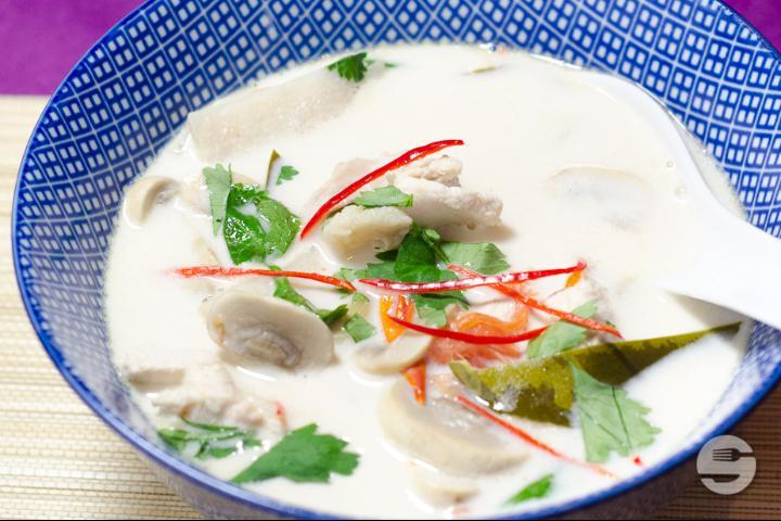 Tom Kha with Chicken - TomSab Thaï Restaurant