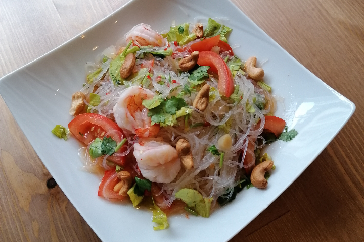 Shrimp Vermicelli Salad - TomSab Thaï Restaurant