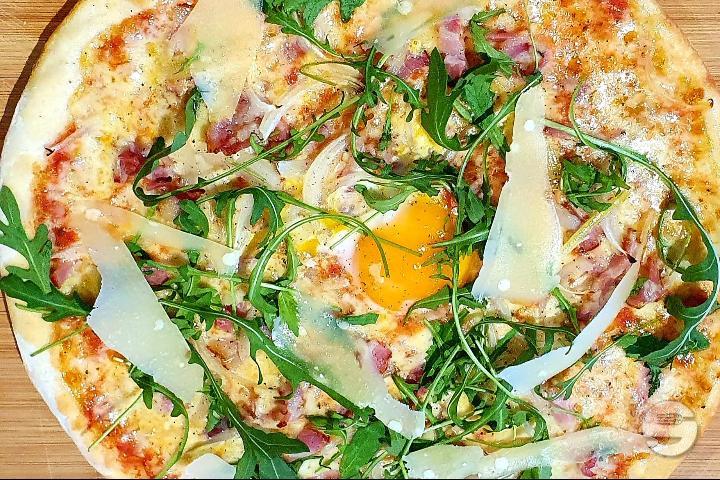 Pizza Carbonara - Maison 66