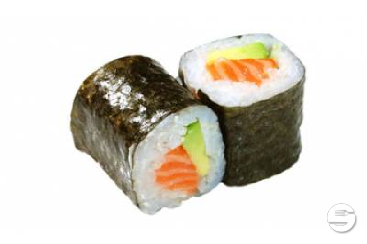 436. Salmon Roll and Avocado - Sakura Sushi Restaurant
