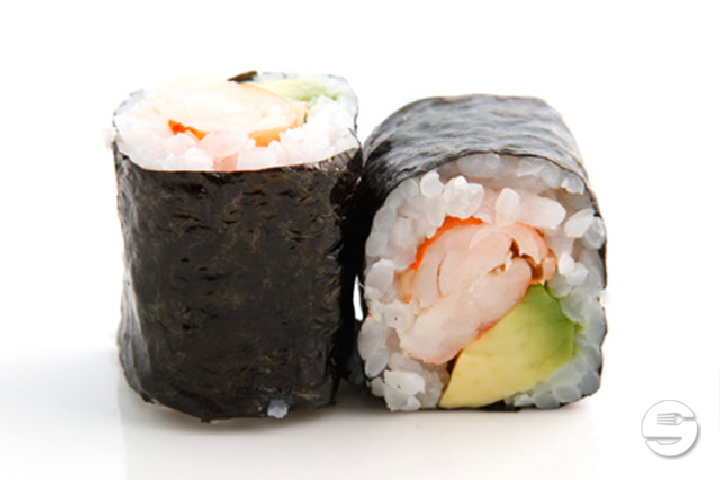 438. Surimi and Avocado Roll - Sakura Sushi Restaurant
