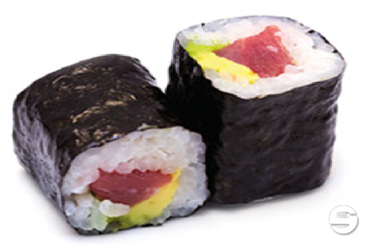 437. Tuna Roll and Avocado - Sakura Sushi Restaurant