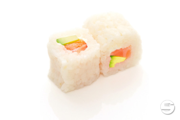 505. White Maki Salmon and Avocado - Sakura Sushi Restaurant