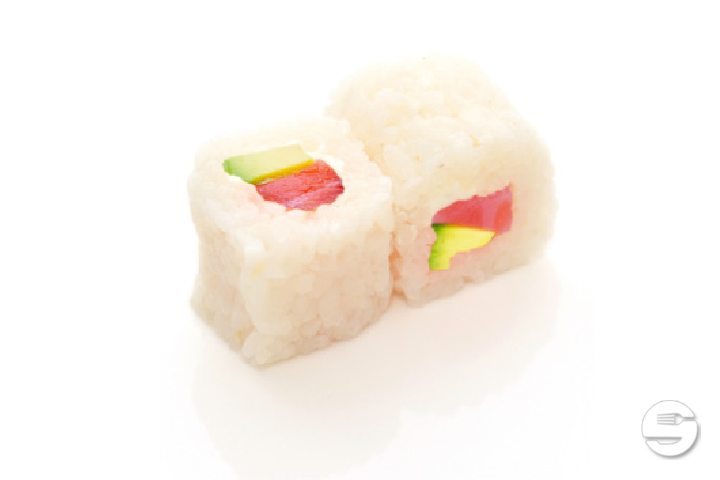 506. White Maki Tuna Avocado - Sakura Sushi Restaurant