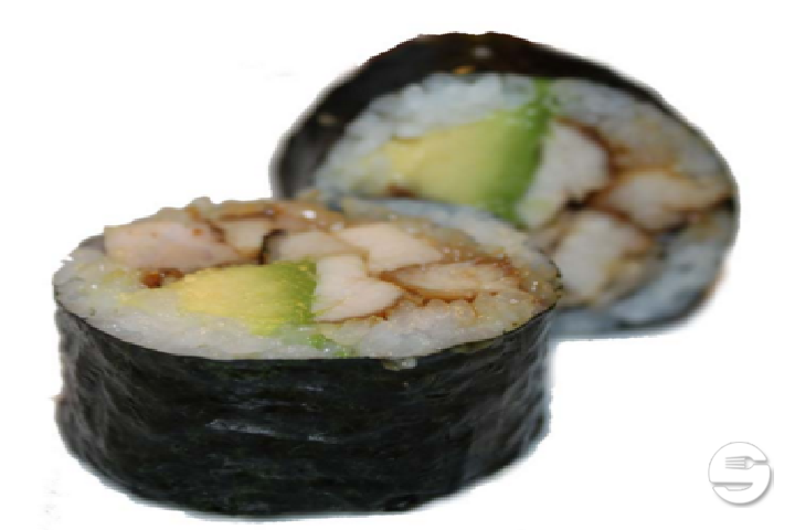 455. Futomaki Breaded Chicken and Avocado - Sakura Sushi Restaurant