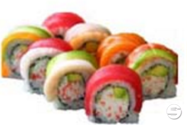 461. Railbow Roll - Sakura Sushi Restaurant