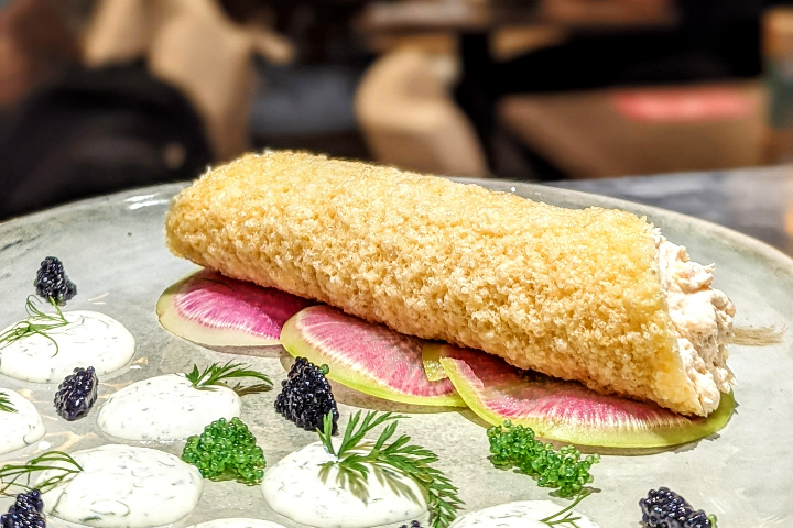 Hiver 2021-22 | CANNOLO FARCI À LA MOUSSE DE SAUMON - Les Tilleuls