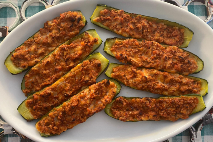Zucchine ripiene di carne - Gastronomia La Svolta