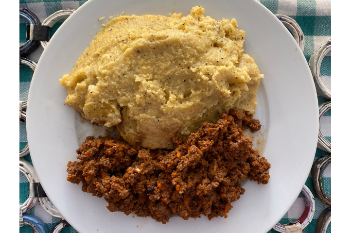 Polenta e ragù di cinghiale - Gastronomia La Svolta