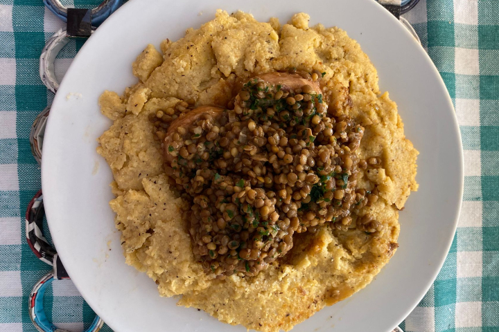 Poelnta cotechino e lenticchie - Gastronomia La Svolta