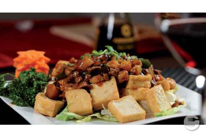 Kung Fu vegetables with glass noodles - Moon Garden