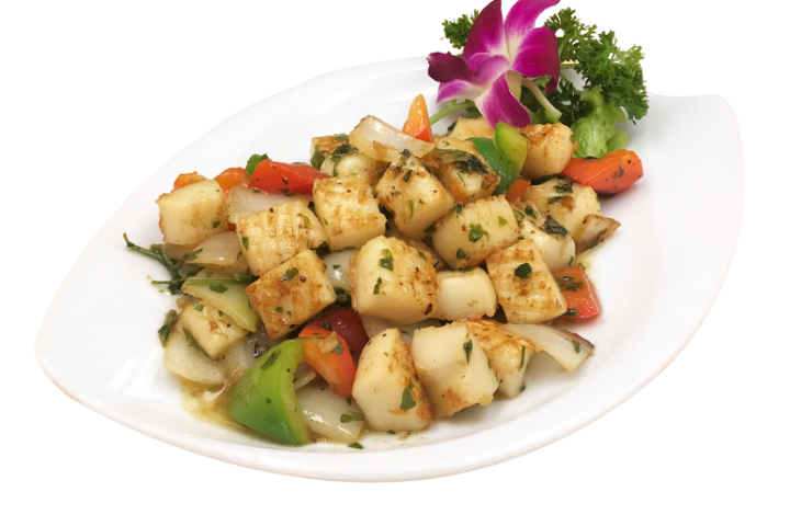 125 Grilled Squid with Parsley Sauce - Gambatté