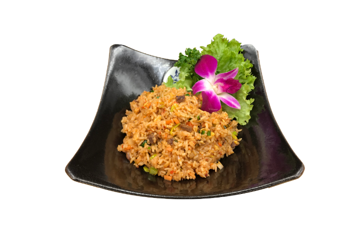 131. Japanese Style Stir Fried Rice with Beef - Gambatté