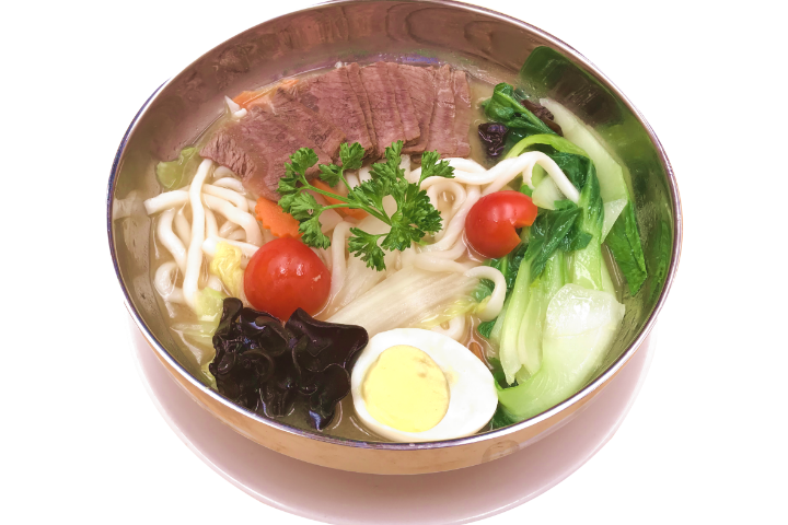 133. Udon Noodle Soup with Vegetables - Gambatté