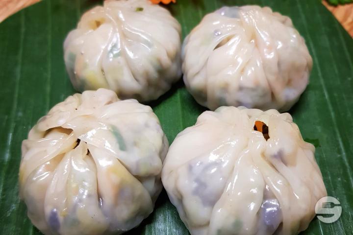 Steamed Raviolis with Vegetables - Baibua