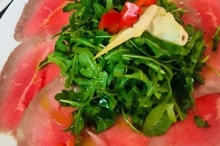 Homemade Beef Carpaccio - La Cantinella