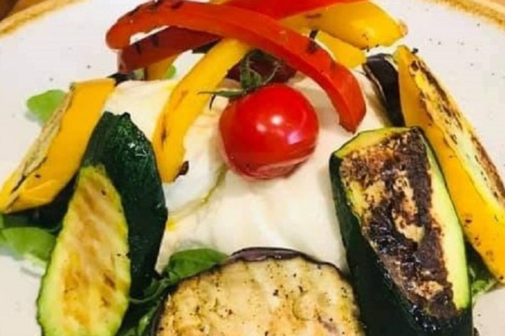 Burrata & Grilled Vegetables - La Cantinella