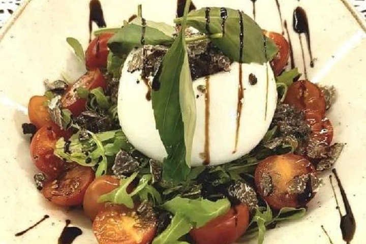 Burrata with Truffles - La Cantinella
