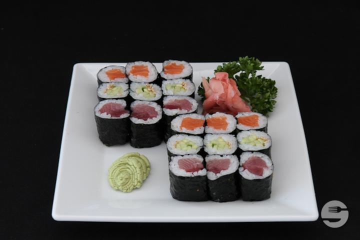 Hosomaki Tuna Salmon Cucumber - Misuji Sushi