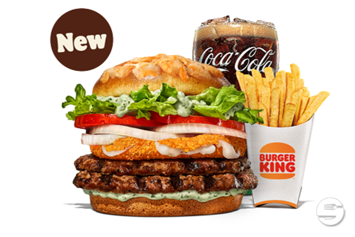 Mozzarella Lover Double Beef Menu - Burger King