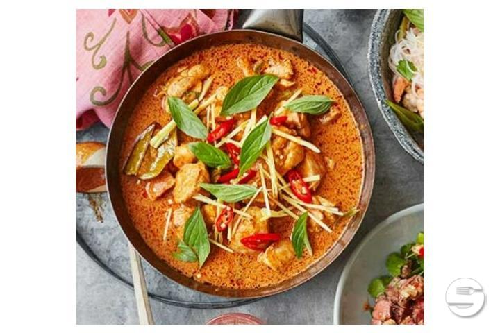Rotes Curry mit Basmatireis - Burger Hut
