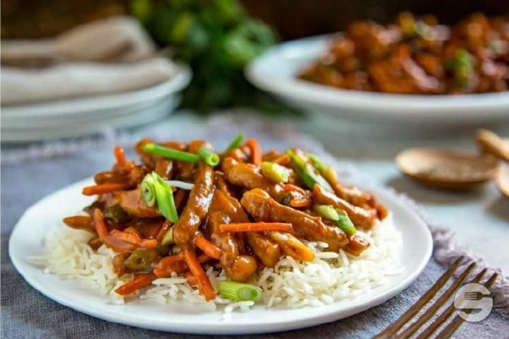 Sweet and Sour mit Basmatireis - Burger Hut