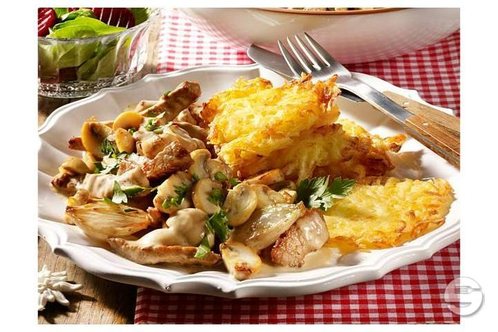 Zürigeschnetzeltes mit Rösti - Burger Hut