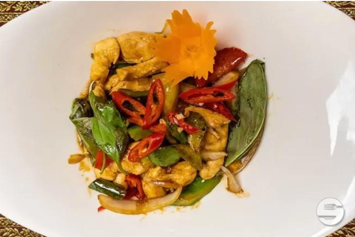 503 - PHAD KRAPAO - Thai Orchid Restaurant
