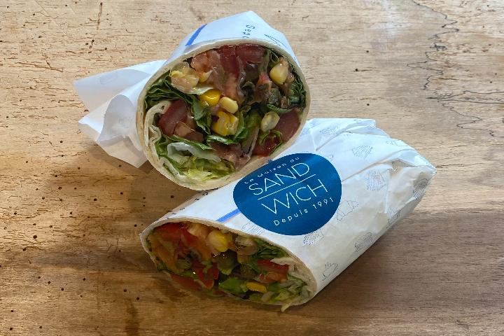 Wrap Smoked Salmon - La Maison du Wrap' Salad