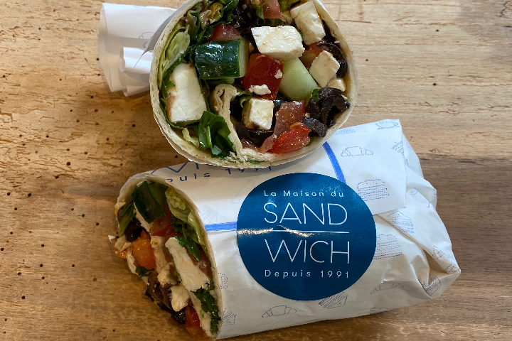 Wrap Greek - La Maison du Wrap' Salad