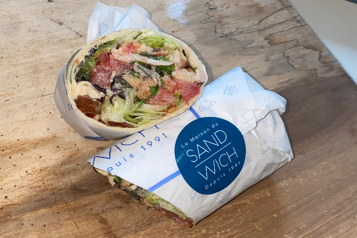 Wrap Braised Chicken - La Maison du Wrap' Salad