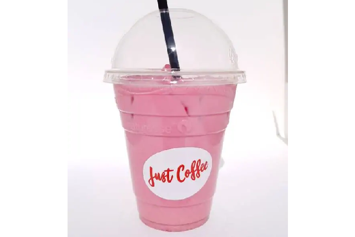 Iced Pink Latte - Just Coffee